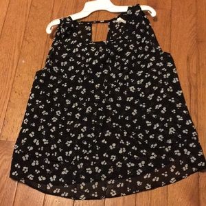 Black and white tank top